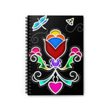 Floral Spiral Notebook - Ruled Line
