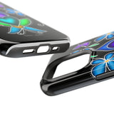 Floral Heart Magnetic Tough Case - Vibrant Design for Protection & Style