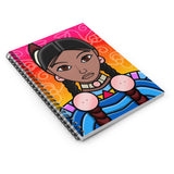 Sunrise Girl Spiral Notebook - Ruled Line