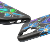 Floral Heart Magnetic Tough Case - Vibrant Design for Protection & Style