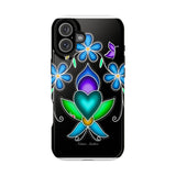 Floral Heart Magnetic Tough Case - Vibrant Design for Protection & Style