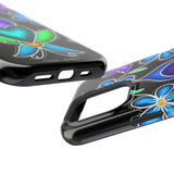 Floral Heart Magnetic Tough Case - Vibrant Design for Protection & Style