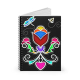 Floral Spiral Notebook - Ruled Line