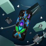 Floral Heart Magnetic Tough Case - Vibrant Design for Protection & Style