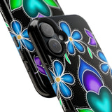 Floral Heart Magnetic Tough Case - Vibrant Design for Protection & Style