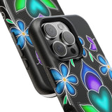 Floral Heart Magnetic Tough Case - Vibrant Design for Protection & Style