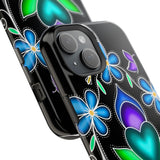 Floral Heart Magnetic Tough Case - Vibrant Design for Protection & Style