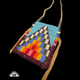 Plateau beaded pouches