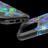Floral Heart Magnetic Tough Case - Vibrant Design for Protection & Style