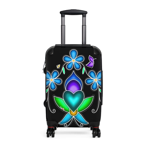 Floral Carry-on Suitcase