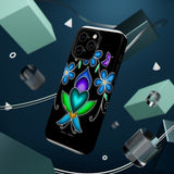 Floral Heart Magnetic Tough Case - Vibrant Design for Protection & Style