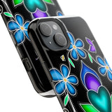 Floral Heart Magnetic Tough Case - Vibrant Design for Protection & Style