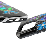 Floral Heart Magnetic Tough Case - Vibrant Design for Protection & Style