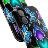Floral Heart Magnetic Tough Case - Vibrant Design for Protection & Style