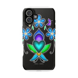 Floral Heart Magnetic Tough Case - Vibrant Design for Protection & Style