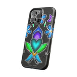 Floral Heart Magnetic Tough Case - Vibrant Design for Protection & Style