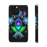 Floral Heart Magnetic Tough Case - Vibrant Design for Protection & Style