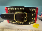 Red Fully Beaded Belt