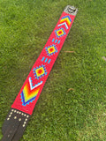Red Fully Beaded Belt