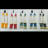 Dentalium earrings