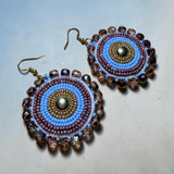 Beaded Dot Earrings