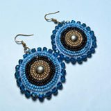 Beaded Dot Earrings