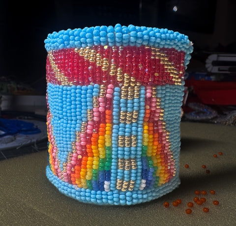 Beaded cuff
