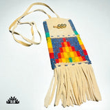 Plateau style beaded medicine bags