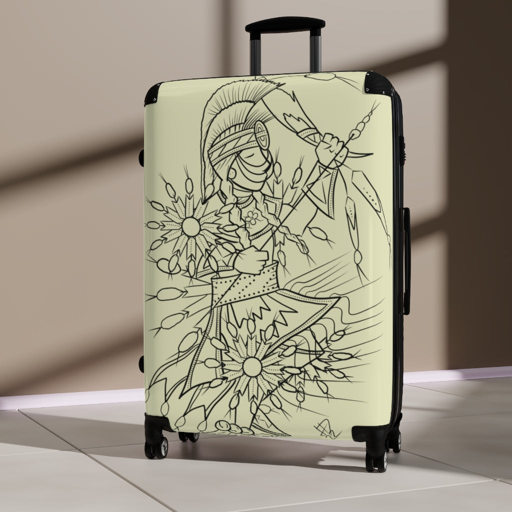 suitcase, anime, artwork, Nicky W, business suit, anime girls, digital art,  2D, HD Wallpaper | Rare Gallery