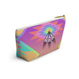 Pastels and Feathers Accessory Bag