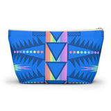 Blue and Pastel Accessory bag