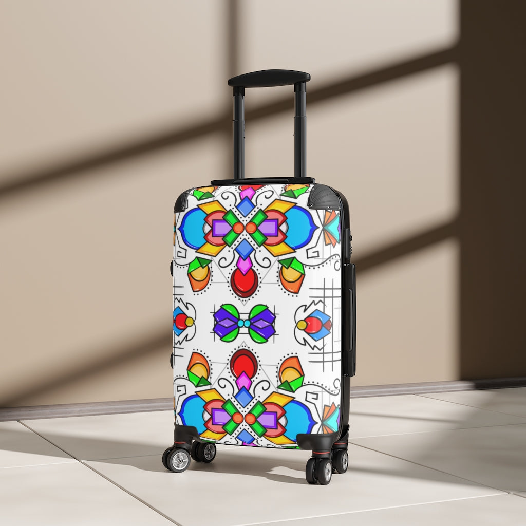 Floral hand luggage shops suitcase