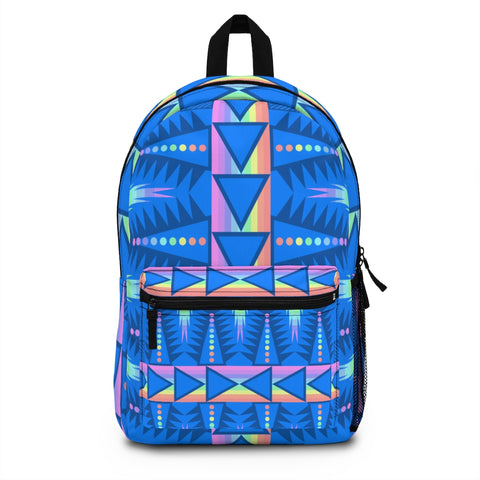 Blue and Pastel BackPack