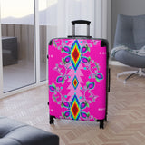 Pink Floral Suitcases