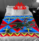 Legend of the Living Room 3-Ride with Raptors blanket